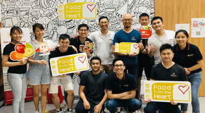 A Day with Food from the Heart